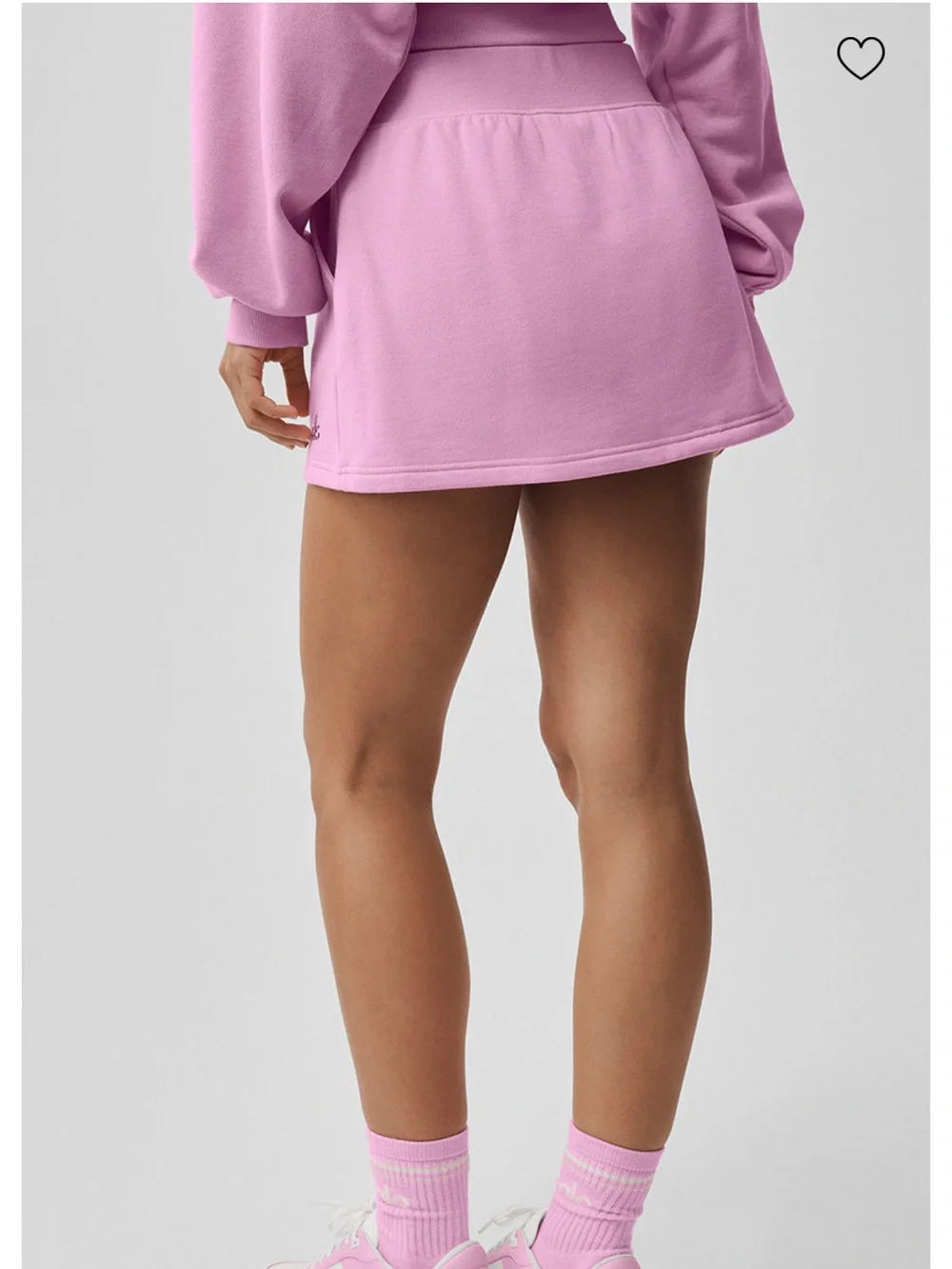 Alo Accolade Sweat Skirt - Pink